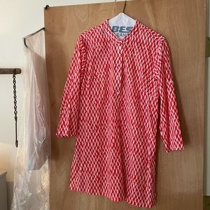 NWOT J McLaughlin Cotton tunic/coverup szM